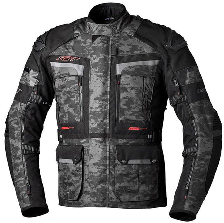 RST Pro Series Adventure-X Textil-Motorradjacke - Grau/Camo