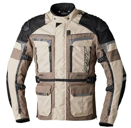 RST Pro Series Adventure-X Textil-Motorradjacke - Sand/Braun