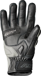 RST Stunt 3 Motorradhandschuhe in Neongrün, robuste Handschuhe mit Schutzfunktion für Motorradfahrer, sichtbar im Bild.