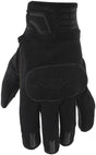 Schwarze RST Rider Motorradhandschuhe aus mattem Material mit Schutzpolster für sicheren Fahrkomfort.