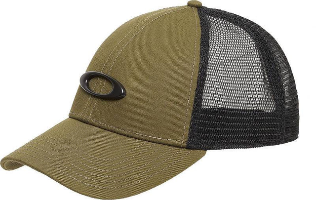 OAKLEY Trucker Ellipse Hut in Armygrün, Freizeitbekleidung, mit mesh Rückenteil und gesticktem Logo vorne, bequem und stylisch