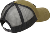 OAKLEY Trucker Ellipse Hut in Armygrün, Freizeitbekleidung, blick auf die Vorderseite mit Mesh-Panel und gebrandetem Schild