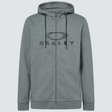 OAKLEY Bark FZ 2.0 Hoodie Freizeitbekleidung, grauer Kapuzenpullover mit OAKLEY Logo, bequemer, sportlicher Stil