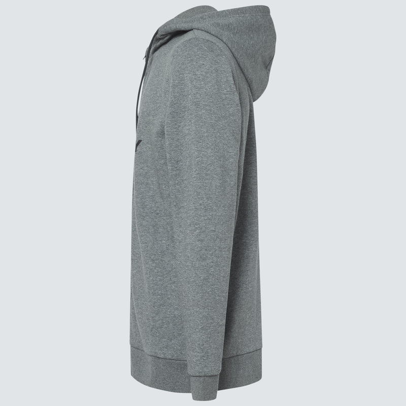 OAKLEY Bark FZ 2.0 Hoodie Freizeitbekleidung aus weichem Stoff, mit Reißverschluss und Kapuze, in dunkler Farbe.