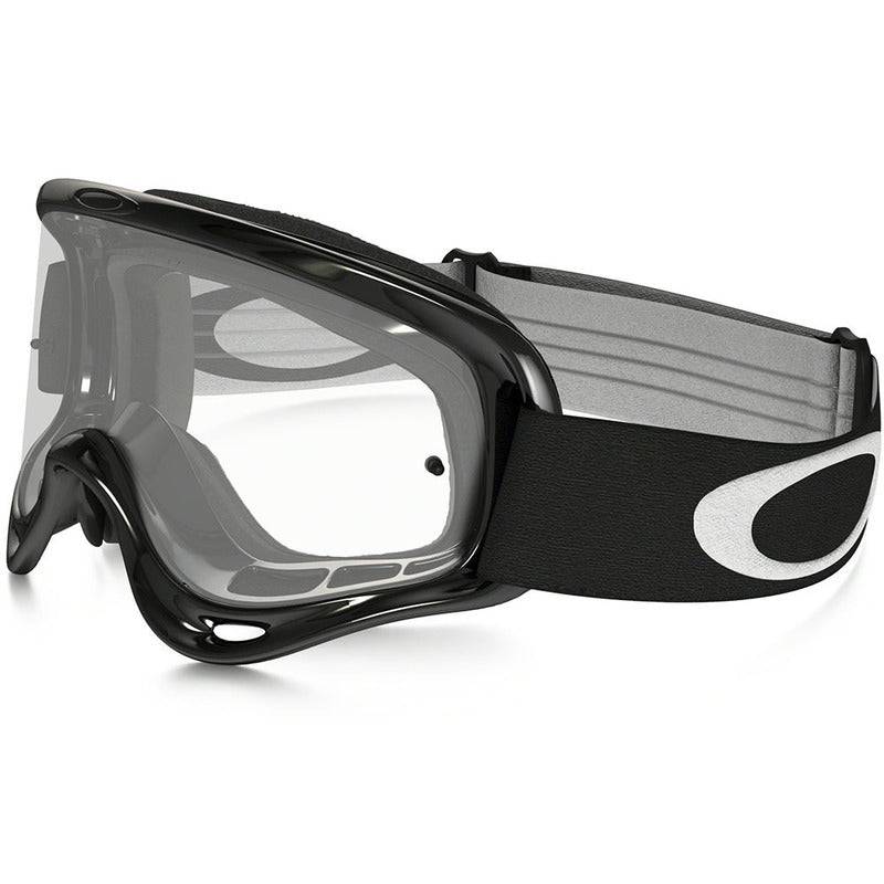 OAKLEY O-Fame MX-Brille in Schwarz mit klarem Glas für Motocross, robustes Rahmen-Design und schützendes Visier.