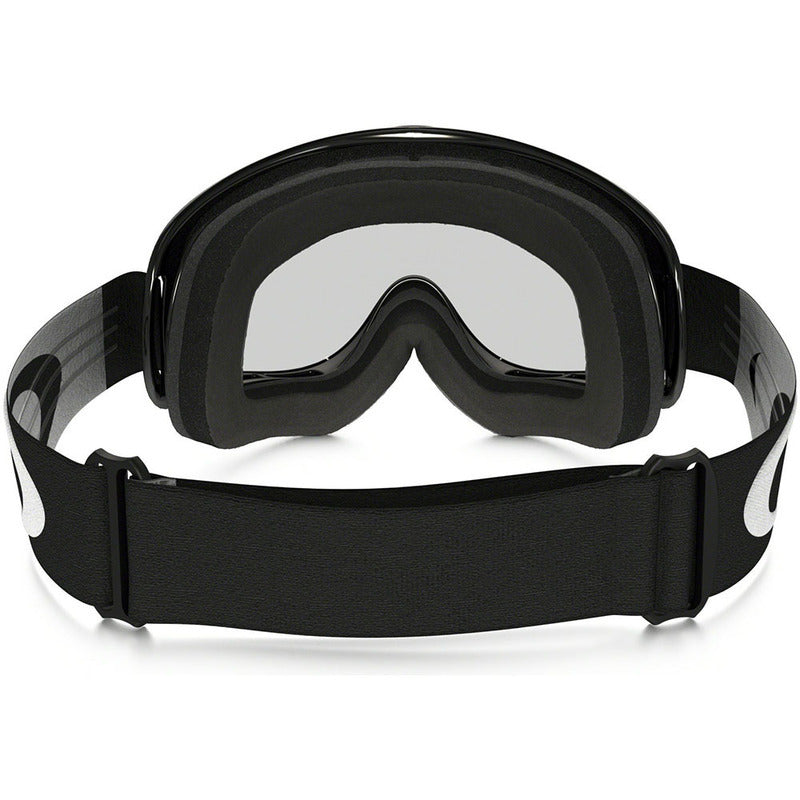 OAKLEY O-Fame MX-Brille schwarz mit klarem Glas, sportliche Schutzbrille für Motocross, sichtbar auf der Abbildung