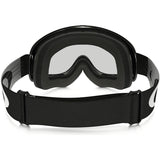 OAKLEY O-Fame MX-Brille schwarz mit klarem Glas, sportliche Schutzbrille für Motocross, sichtbar auf der Abbildung