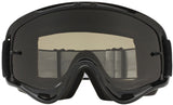 OAKLEY XS O Frame MX Sand Brille in Jet schwarz mit dunklen und klaren Linsen, für motocross und Offroad-Fahrten