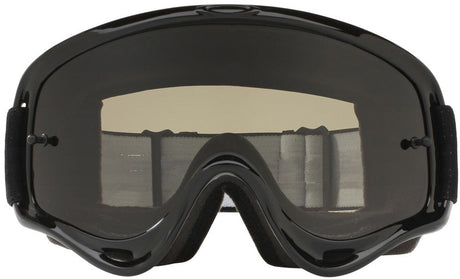 OAKLEY XS O Frame MX Sand Brille in Jet schwarz mit dunklen und klaren Linsen, für motocross und Offroad-Fahrten