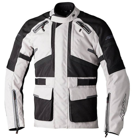 RST Endurance CE Textil-Motorradjacke Herren - Silber/Schwarz