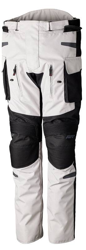 RST Endurance CE Textil-Motorradhose in Silber und Schwarz, Adventure-Hose mit Schutzpolstern, für sicheren Motorradausflug