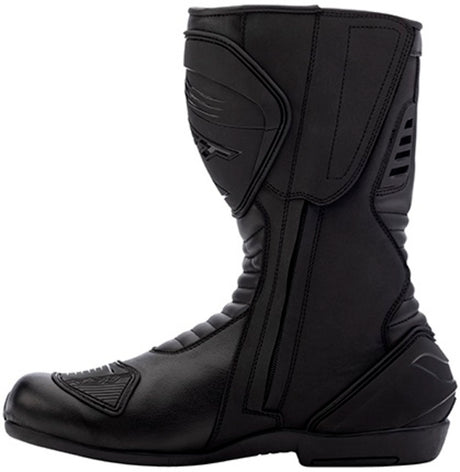 Schwarze RST S1 Touring Stiefel mit robustem Design und schnellem Verschluss, geeignet für Motorradtouren.