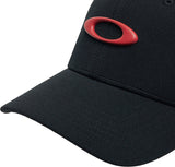 OAKLEY Tincan Cap - Pitch schwarz/Flame rot