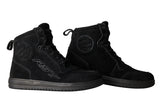 RST Damen Hi-Top Schuhe aus schwarzem Wildleder, modische und bequeme Sneakers für Damen.