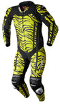RST ProSeries EVO CE Airbag Lederkombi für Motorrad, 1-teilig, aus Leder in Tiger-Design, mit Airbag-System