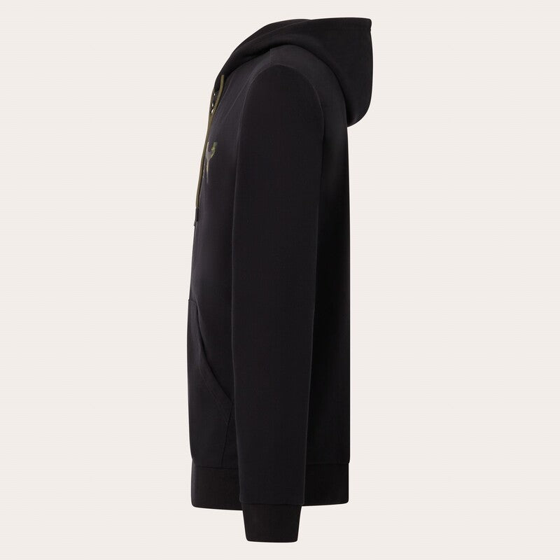 Brauner OAKLEY Teddy Hoodie mit durchgehendem Reißverschluss, bequeme Freizeitbekleidung, weicher Stoff, langärmelig, lässiger Stil