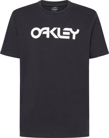 OAKLEY Mark II Tee 2.0 Freizeit-T-Shirt in schwarzer Baumwolle mit Logo-Print, bequem und stilvoll für den Alltag