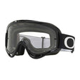 OAKLEY O Frame XS MX-Brille in Schwarz mit klarem Glas, Schutzbrille für Motocross, robuste und bequeme Passform