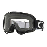 OAKLEY O Frame XS MX-Brille in Schwarz mit klarem Glas, Schutzbrille für Motocross, robuste und bequeme Passform