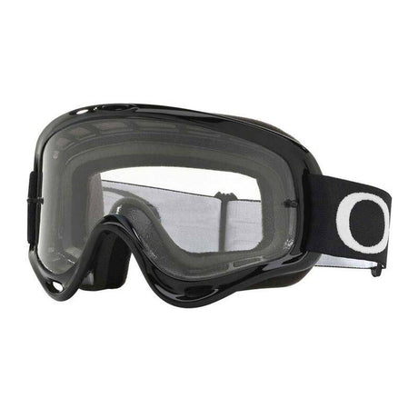 OAKLEY O Frame XS MX-Brille in Schwarz mit klarem Glas, Schutzbrille für Motocross, robuste und bequeme Passform