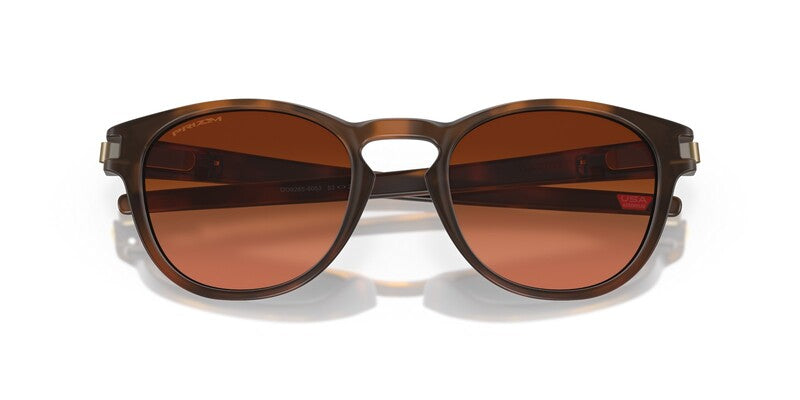 OAKLEY Latch Sonnenbrille Mattbraun Tortoise - Gläser Prizm brauner Farbverlauf