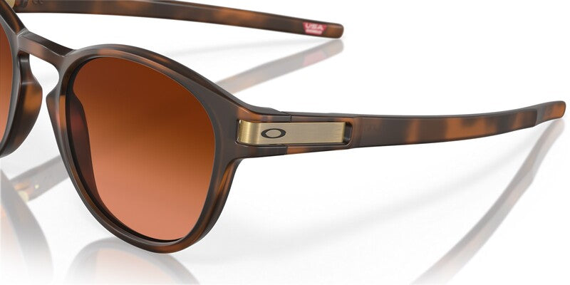 OAKLEY Latch Sonnenbrille Mattbraun Tortoise - Gläser Prizm brauner Farbverlauf
