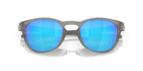 OAKLEY Latch™ Sonnenbrille mit Prizm Sapphire polarized Gläsern, schwarze Rahmen, stilvolles Design und reflektierende Gläser