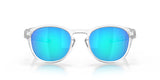 OAKLEY Latch Sonnenbrille Matte Clear - Prizm Sapphire Polarized Gläser