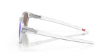 OAKLEY Latch Sonnenbrille Matte Clear - Prizm Sapphire Polarized Gläser