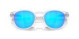OAKLEY Latch Sonnenbrille Matte Clear - Prizm Sapphire Polarized Gläser