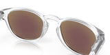 OAKLEY Latch Sonnenbrille Matte Clear - Prizm Sapphire Polarized Gläser