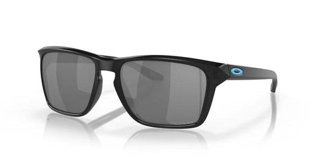 Schwarze OAKLEY Sylas Sonnenbrille mit schwarzen Iridium-Gläsern, sportliches Design, UV-Schutz und stilvolles Aussehen.