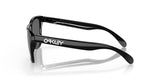 OAKLEY Frogskins Sonnenbrille Schwarz Poliert - Schwarze Gläser