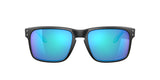 OAKLEY Holbrook Sonnenbrille mit mattschwarz Rahmen und Prizm Sapphire polarisierten Gläsern, stilvolles Design, klarer Blick