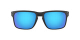 OAKLEY Holbrook Sonnenbrille mit mattschwarzem Gestell und Prizm Sapphire Polarized Gläsern, stilvolle und sportliche Sonnenbrille