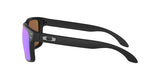 OAKLEY Holbrook Sonnenbrille mit mattschwarzem Gestell und Prizm Sapphire Polarized Gläsern, stilvoller Blickfang