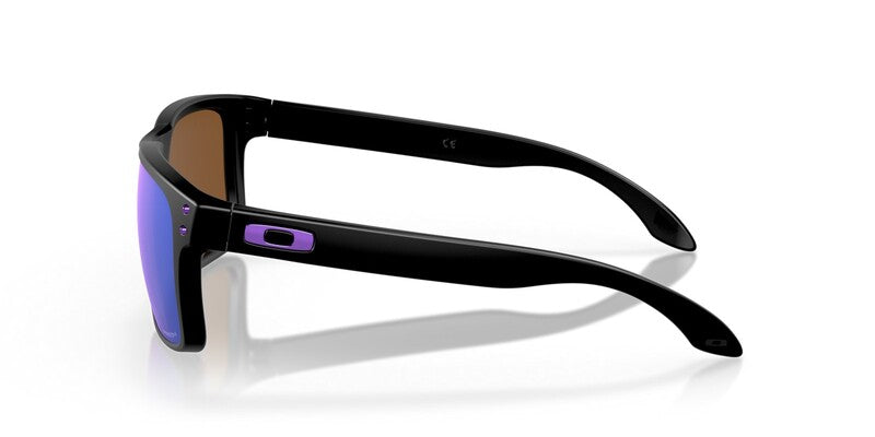 OAKLEY Holbrook Sonnenbrille Gestell Mattschwarz - Gläser Prizm Violet