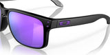 OAKLEY Holbrook Sonnenbrille Gestell Mattschwarz - Gläser Prizm Violet