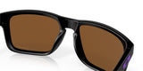 OAKLEY Holbrook Sonnenbrille Gestell Mattschwarz - Gläser Prizm Violet