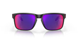 OAKLEY Holbrook™ Sonnenbrille mit roten Iridium-Gläsern, stilvolle Brille für Sonnenschutz und Mode.