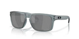 OAKLEY Holbrook Sonnenbrille in mattem Kristallschwarz mit Prizm schwarz polarisierten Gläsern, stilvolles Design und UV-Schutz.