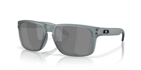 OAKLEY Holbrook Sonnenbrille in mattem Kristallschwarz mit Prizm schwarz polarisierten Gläsern, stilvolles Design und UV-Schutz.