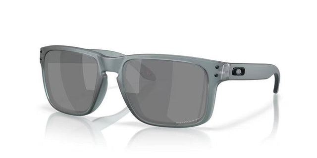 OAKLEY Holbrook Sonnenbrille in mattem Kristallschwarz mit Prizm schwarz polarisierten Gläsern, stilvolles Design und UV-Schutz.
