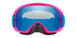 OAKLEY O Frame 2.0 Pro MX-Brille mit blauer Crackle-Optik, schwarzem Rahmen und Ice Iridium Linse für Motocross.