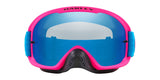 OAKLEY O Frame 2.0 Pro MX-Brille mit blauer Crackle-Optik, schwarzem Rahmen und Ice Iridium Linse für Motocross.