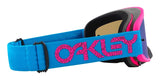 OAKLEY O Frame 2.0 Pro MX-Brille mit blauer Crackle-Optik, schwarzem Rahmen und Ice Iridium Linse, für Motorsportunterhaltung