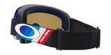 OAKLEY O Frame 2.0 Pro MX Brille mit schwarzen Streifen, Schwarz, Ice Iridium Linse für Motocross-Performance