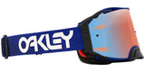 OAKLEY Airbrake MX Brille für Motocross, blaue Rahmen, Prizm MX Sapphire Glas, sportliches Design, Schutzbrille für Offroad.