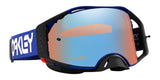 OAKLEY Airbrake MX Brille in Blau mit Prizm MX Sapphire Glas, Schutzbrille für Motocross, sichtbares Rahmen- und Glaselement
