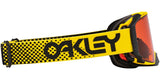 OAKLEY Airbrake MX-Brille mit gelbem Rahmen und Prizm MX Bronze Gläsern, optimaler Schutz für Motocross-Fahrten